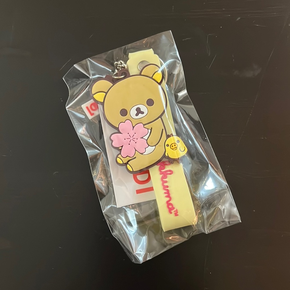 San-x Rilakkuma Cherry Blossom Keychain